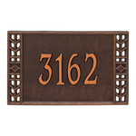 Personalized Boston Antique Copper Finish, Standard Wall with One Line of Text