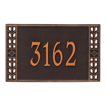 Personalized Boston Oil Rubbed Bronze Finish, Standard Wall with One Line of Text