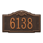 Personalized Gatewood Oil Rubbed Bronze Finish, Standard Wall with One Line of Text