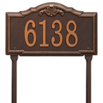 Personalized Gatewood Antique Copper Finish, Standard Lawn with One Line of Text