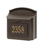 Wall Mailbox Package Bronze