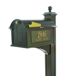Balmoral Mailbox Side Plaque, Post Package Bronze