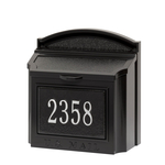 Wall Mailbox Package Black & Silver