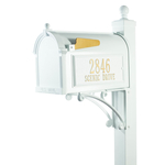 Deluxe Capitol Mailbox Package White