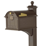 Balmoral Mailbox Monogram & Post Package Bronze