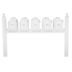 Multi Mailbox Quint Package White