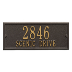 Personalized Side Plaque Bronze & Gold