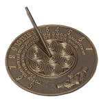 Claddagh Sundial French Bronze