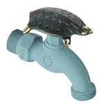 Turtle Faucet Verdigris Brass