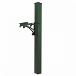 Extended Superior Capitol Post & Brackets Green