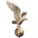 Flagpole Eagle Gold Bronze