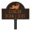 Oil-Rubbed Bronze Cat Arch Lawn Memorial Marker on Stake