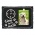 Time For A Walk Pet Photo Wall Clock in Black & White Duke a Golden Retriever
