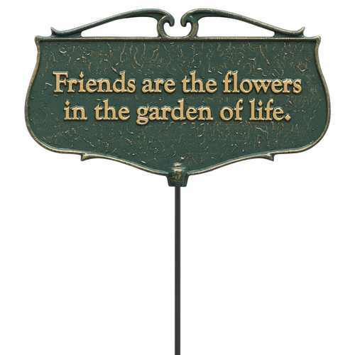 Friends are the Flowers Garden Sign