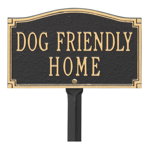 Dog Friendly Home Sign Wall or Lawn Mounting