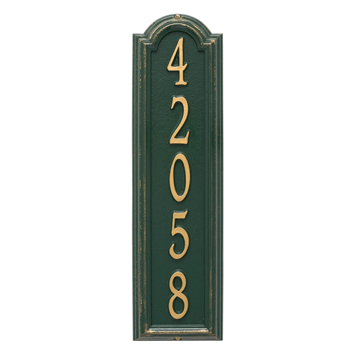 Personalized Manchester Vertical Wall Plaque