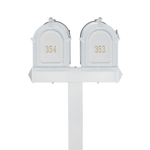 Multi Mailbox Dual Capitol Package White