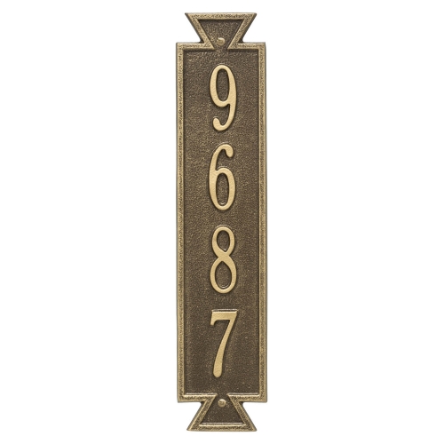 Personalized Exeter Vertical Wall Plaque