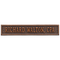 Arch Extension Name Plaque with a Antique Copper Finish, Standard Wall Mount with One Line of Text