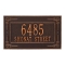 Personalized Key Corner Antique Copper Finish, Standard Wall with Two Lines of Text