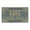 Personalized Key Corner Bronze & Verdigris Finish, Standard Wall with Two Lines of Text