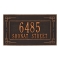 Personalized Key Corner Oil Rubbed Bronze Finish, Standard Wall with Two Lines of Text