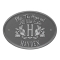 Bless This Home Monogram Oval Personalized Plaque Pewter & Silver