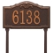 Personalized Gatewood Antique Copper Finish, Standard Lawn with One Line of Text