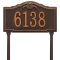 Personalized Gatewood Oil Rubbed Bronze Finish, Standard Lawn with One Line of Text