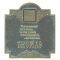 Emerson Monogram Plaque Bronze Verdigris