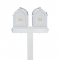 Multi Mailbox Dual Capitol Package White