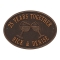 Wine Glass Oval Personalized Plaque Oil Rubbed Bronze