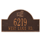 Personalized Adirondack Arch Plaque Antique Copper