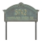 Personalized Roselyn Arch Bronze & Verdigris Plaque Grande Lawn with Two Lines of Text