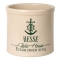 Personalized Anchor Lake House Established 2 Gallon Crock with Green Etching