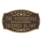 Brookfield Welcome Anniversary Personalized Plaque Bronze & Gold