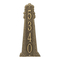 Personalized Lighthouse Vertical Grande Plaque Antique Brass