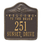 Personalized Welcome To The Beach Plaque Bronze & Gold
