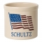 Personalized American Heritage Flag 2 Gallon Crock with Multi-Color Etching